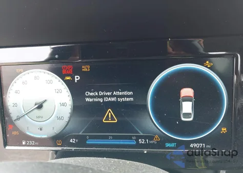 2022 Hyundai Elantra Sel z USA, uszkodzony, nr VIN 5NPLS4AG7NH071605